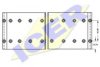 DAF 0681274 Brake Lining Kit, drum brake